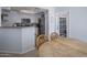 Cozy dining area with table, chairs, tile floor, and a view of the outside at 9451 E Becker Ln # 1041, Scottsdale, AZ 85260