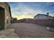 Expansive backyard with gravel, block wall and ample space for outdoor activities and customization at 10160 E Conieson Rd, Scottsdale, AZ 85260