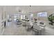 Bright and airy living room featuring fireplace, modern furniture, and ample natural light at 10160 E Conieson Rd, Scottsdale, AZ 85260