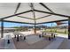Community park picnic structure with benches and tables for residents at 11341 E Unger Ave, Mesa, AZ 85212