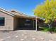 This home has a beautiful backyard with a covered patio perfect for outdoor dining at 1137 W 21St Ave, Apache Junction, AZ 85120