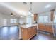 Large, open kitchen with an island, perfect for casual dining at 1642 E Cardinal Dr, Casa Grande, AZ 85122