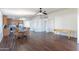 Expansive living room area showcasing a connected kitchen and dining space at 1642 E Cardinal Dr, Casa Grande, AZ 85122