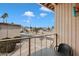 Private balcony offering a peaceful retreat with neighborhood and mountain views at 17010 E Calle Del Oro -- # D, Fountain Hills, AZ 85268