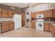 Functional kitchen with white appliances, and ample cabinet space at 1775 E Sycamore Rd, Casa Grande, AZ 85122