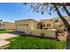 Inviting home exterior with a two-car garage, landscaped yard, and charming facade at 1839 E Vinedo Ln, Tempe, AZ 85284
