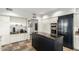 Well-equipped kitchen with stainless steel appliances, a central island, and custom cabinets at 37646 N Dream St, Carefree, AZ 85377