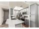 Bright and modern kitchen with white countertops, stainless steel appliances, and gray cabinetry at 3830 E Lakewood E Pkwy # 2042, Phoenix, AZ 85048