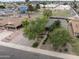 Aerial shot of a home with mature trees, a landscaped yard, and a well-kept neighborhood at 3931 W Augusta Ave, Phoenix, AZ 85051