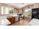 Modern kitchen featuring stainless steel appliances and bright marble countertops at 45564 W Sheridan Rd, Maricopa, AZ 85139