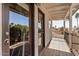 Enjoy outdoor living on this beautiful balcony with wood floors and views at 4940 E Grandview St, Mesa, AZ 85205