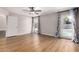 Serene bedroom featuring wood-like floors and direct access to a tranquil outdoor space at 4940 E Grandview St, Mesa, AZ 85205