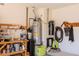 A garage featuring storage and a water heater at 5812 S Staghorn Cholla Ct, Gold Canyon, AZ 85118