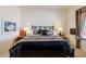 Relaxing main bedroom with a king bed adorned with plush pillows and stylish bedding at 5812 S Staghorn Cholla Ct, Gold Canyon, AZ 85118
