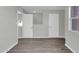 Spacious bedroom featuring fresh paint, new flooring, and two closets at 604 E Weber Dr # 12, Tempe, AZ 85288