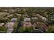 Aerial view of a neighborhood with mature trees lining the streets and diverse home styles creates a welcoming community at 8336 S Homestead Ln, Tempe, AZ 85284