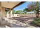 Open backyard showing patio with covered space at 8336 S Homestead Ln, Tempe, AZ 85284