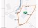 A property survey showing lot lines with dimensions and nearby street names at 9401 N 122Nd Pl, Scottsdale, AZ 85259