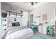 Stylish bedroom with a built-in bunk bed and desk area at 10043 W Foothill Dr, Peoria, AZ 85383