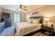 Cozy bedroom with carpet and wooden furniture offers a comfortable and inviting atmosphere at 1374 E Linda Dr, Casa Grande, AZ 85122
