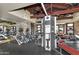 Community fitness center with professional weight machines and mirrored walls at 20453 N 95Th Pl, Scottsdale, AZ 85255