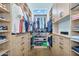 Well-organized walk-in closet with custom shelving and natural light at 4037 E Minton Cir, Mesa, AZ 85215