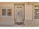 This is a close up on the front door to the property at 4638 S San Benito Ct, Gilbert, AZ 85297
