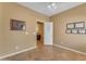 This office boasts a clean, organized layout with neutral walls at 4638 S San Benito Ct, Gilbert, AZ 85297