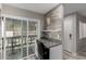 Functional work space with granite counter, adjacent to outdoor balcony at 520 N Stapley Dr # 286, Mesa, AZ 85203