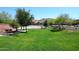 A green community park with grassy area, landscaping, and mountain views at 7712 S 37Th Way, Phoenix, AZ 85042