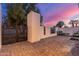 Private brick patio offers seating and garden access at 8618 E Via De Encanto --, Scottsdale, AZ 85258