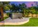 This backyard includes a spa and professional landscaping at 8618 E Via De Encanto --, Scottsdale, AZ 85258