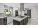Modern kitchen with stainless appliances and stylish island at 8618 E Via De Encanto --, Scottsdale, AZ 85258