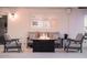 Comfortable outdoor seating area with a modern fire pit, perfect for cozy evenings at 8725 E Vista Dr, Scottsdale, AZ 85250