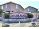 Augusta Ranch entrance sign welcomes you to a golf course community at 9512 E Kilarea Ave, Mesa, AZ 85209