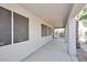 Covered patio with multiple sliding doors at 9512 E Kilarea Ave, Mesa, AZ 85209