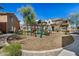 The community playground features a climbing structure and multiple benches at 955 E Knox Rd # 224, Chandler, AZ 85225