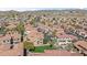 Aerial view of the residential neighborhood with green spaces and well-maintained homes at 1024 E Frye Rd # 1093, Phoenix, AZ 85048