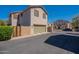 Two-car garage adds convenience and parking to this home's street view at 3507 E Jasper Dr, Gilbert, AZ 85296