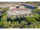 Aerial shot showcases the community's well-manicured lawns and beautiful building exteriors at 4077 S Sabrina Dr # 138, Chandler, AZ 85248