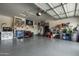 Well-organized garage space with ample room for storage and hobbies at 41615 W Caliente Dr, Maricopa, AZ 85138