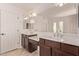 Bright bathroom with double sinks and modern fixtures at 6755 S Tucana Ln, Gilbert, AZ 85298