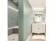 Charming bathroom with tiled shower and an elegant vanity with lots of storage at 14027 N 32Nd St, Phoenix, AZ 85032