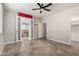 This bedroom features sliding doors leading to the bathroom and an entrance to a closet at 2242 W Calle Marita --, Phoenix, AZ 85085