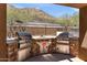 A built-in outdoor kitchen with stainless steel grills, sink and stone counter, perfect for entertaining guests at 36600 N Cave Creek Rd # 9B, Cave Creek, AZ 85331
