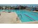 Community pool features lap lanes for exercise, plus lifeguard stand at 4582 E Jadeite Dr, San Tan Valley, AZ 85143