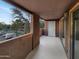 Spacious outdoor patio with stucco details and views of the surrounding community at 540 N May -- # 3131, Mesa, AZ 85201