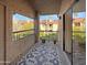 Cozy balcony featuring desert landscaping and tile flooring at 9445 N 94Th Pl # 212, Scottsdale, AZ 85258