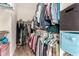 Walk-in closet with ample hanging space and shelving, perfect for organization at 11121 N 165Th Ave, Surprise, AZ 85388