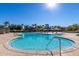 Tranquil spa with palm trees and clear skies at 12711 W Lowden Rd, Peoria, AZ 85383